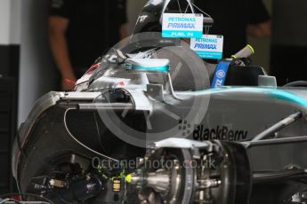 World © Octane Photographic Ltd. Mercedes AMG Petronas F1 W06 Hybrid – Nico Rosberg. Thursday 24th September 2015, F1 Japanese Grand Prix, Setup, Suzuka. Digital Ref: 1439CB7D4397