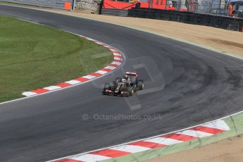 World © Octane Photographic Ltd. Lotus F1 Team E23 Hybrid - Romain Grosjean. Lotus filming day at Brands Hatch. Digital Ref: 1238LB1D5026