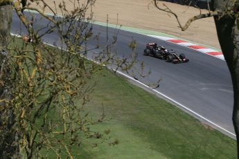 World © Octane Photographic Ltd. Lotus F1 Team E23 Hybrid - Romain Grosjean. Lotus filming day at Brands Hatch. Digital Ref: 1238LB1D5086