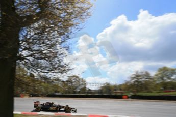 World © Octane Photographic Ltd. Lotus F1 Team E23 Hybrid - Romain Grosjean. Lotus filming day at Brands Hatch. Digital Ref: 1238LB1D5199