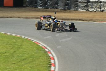 World © Octane Photographic Ltd. Lotus F1 Team E23 Hybrid - Romain Grosjean. Lotus filming day at Brands Hatch. Digital Ref: 1238LW1L4894