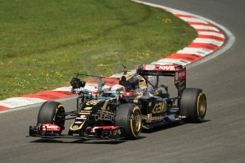 World © Octane Photographic Ltd. Lotus F1 Team E23 Hybrid - Romain Grosjean. Lotus filming day at Brands Hatch. Digital Ref: 1238LW1L4938