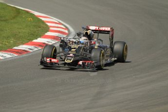 World © Octane Photographic Ltd. Lotus F1 Team E23 Hybrid - Romain Grosjean. Lotus filming day at Brands Hatch. Digital Ref: 1238LW1L4952