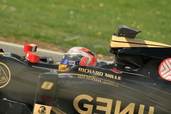 World © Octane Photographic Ltd. Lotus F1 Team E23 Hybrid - Romain Grosjean. Lotus filming day at Brands Hatch. Digital Ref: 1238LW1L5008