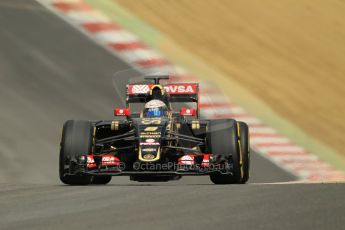 World © Octane Photographic Ltd. Lotus F1 Team E23 Hybrid - Romain Grosjean. Lotus filming day at Brands Hatch. Digital Ref: 1238LW1L5029