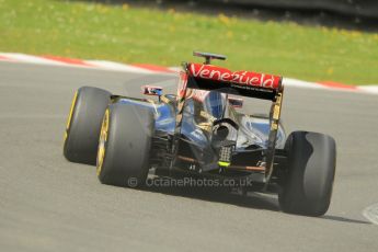 World © Octane Photographic Ltd. Lotus F1 Team E23 Hybrid - Romain Grosjean. Lotus filming day at Brands Hatch. Digital Ref: 1238LW1L5041