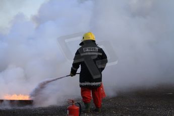 World © Octane Photographic Ltd. 24th January 2015. BMMC (British Motorsport Marshals’ Club) Trainee Fire Rescue Training Day – Donington Park. Digital Ref : 1178CB7D8889