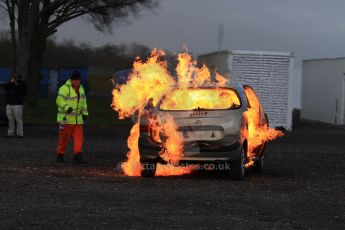 World © Octane Photographic Ltd. 24th January 2015. BMMC (British Motorsport Marshals’ Club) Trainee Fire Rescue Training Day – Donington Park. Digital Ref : 1178CB7D9058