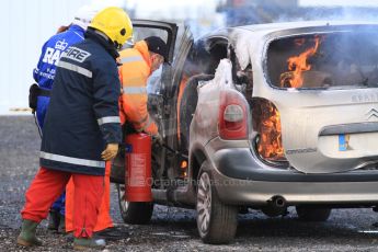 World © Octane Photographic Ltd. 24th January 2015. BMMC (British Motorsport Marshals’ Club) Trainee Fire Rescue Training Day – Donington Park. Digital Ref : 1178CB7D9125