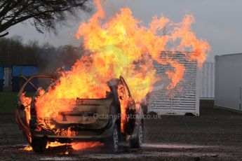 World © Octane Photographic Ltd. 24th January 2015. BMMC (British Motorsport Marshals’ Club) Trainee Fire Rescue Training Day – Donington Park. Digital Ref : 1178CB7D9208