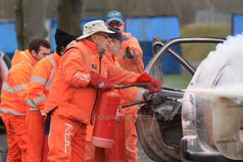 World © Octane Photographic Ltd. 24th January 2015. BMMC (British Motorsport Marshals’ Club) Trainee Fire Rescue Training Day – Donington Park. Digital Ref : 1178CB7D9237