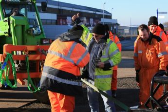 World © Octane Photographic Ltd. 18th January 2015. BMMC (British Motorsport Marshals’ Club) Snatch Rescue Training Day with a bookatrack.com Caterham – Donington Park. Digital Ref : 1178LB1D0307
