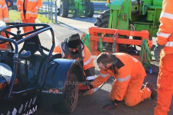 World © Octane Photographic Ltd. 18th January 2015. BMMC (British Motorsport Marshals’ Club) Snatch Rescue Training Day with a bookatrack.com Caterham – Donington Park. Digital Ref : 1178LB1D0311