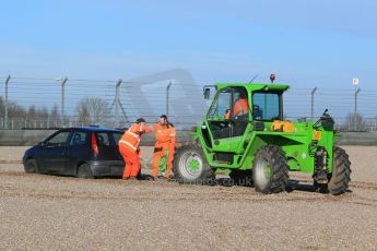 World © Octane Photographic Ltd. 18th January 2015. BMMC (British Motorsport Marshals’ Club) Snatch Rescue Training Day – Donington Park. Digital Ref : 1178LB1D0335