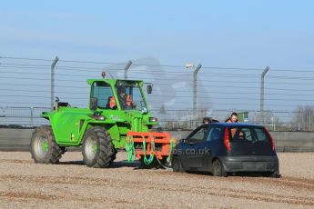 World © Octane Photographic Ltd. 18th January 2015. BMMC (British Motorsport Marshals’ Club) Snatch Rescue Training Day – Donington Park. Digital Ref : 1178LB1D0343