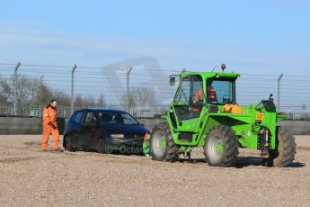 World © Octane Photographic Ltd. 18th January 2015. BMMC (British Motorsport Marshals’ Club) Snatch Rescue Training Day – Donington Park. Digital Ref : 1178LB1D0351