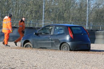 World © Octane Photographic Ltd. 18th January 2015. BMMC (British Motorsport Marshals’ Club) Snatch Rescue Training Day – Donington Park. Digital Ref : 1178LB1D0353