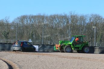 World © Octane Photographic Ltd. 18th January 2015. BMMC (British Motorsport Marshals’ Club) Snatch Rescue Training Day – Donington Park. Digital Ref : 1178LB1D0359