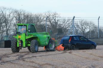 World © Octane Photographic Ltd. 18th January 2015. BMMC (British Motorsport Marshals’ Club) Snatch Rescue Training Day – Donington Park. Digital Ref : 1178LB1D0369