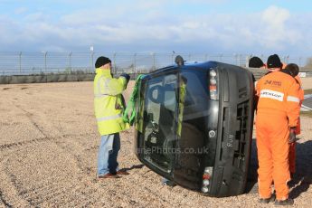 World © Octane Photographic Ltd. 18th January 2015. BMMC (British Motorsport Marshals’ Club) Snatch Rescue Training Day – Donington Park. Digital Ref : 1178LB1D0374