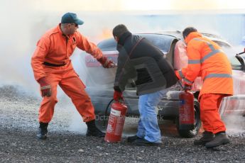 World © Octane Photographic Ltd. 24th January 2015. BMMC (British Motorsport Marshals’ Club) Trainee Fire Rescue Training Day – Donington Park. Digital Ref : 1178LB1D0558
