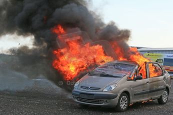 World © Octane Photographic Ltd. 24th January 2015. BMMC (British Motorsport Marshals’ Club) Trainee Fire Rescue Training Day – Donington Park. Digital Ref : 1178LB1D0585