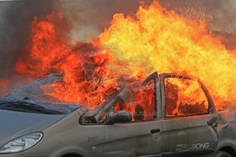 World © Octane Photographic Ltd. 24th January 2015. BMMC (British Motorsport Marshals’ Club) Trainee Fire Rescue Training Day – Donington Park. Digital Ref : 1178LB1D0604