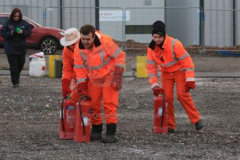 World © Octane Photographic Ltd. 24th January 2015. BMMC (British Motorsport Marshals’ Club) Trainee Fire Rescue Training Day – Donington Park. Digital Ref : 1178LB1D0724