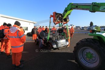 World © Octane Photographic Ltd. 18th January 2015. BMMC (British Motorsport Marshals’ Club) Snatch Rescue Training Day – Donington Park. Digital Ref : 1178LW1L0626