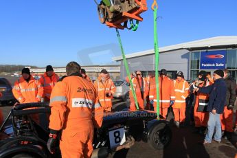 World © Octane Photographic Ltd. 18th January 2015. BMMC (British Motorsport Marshals’ Club) Snatch Rescue Training Day – Donington Park. Digital Ref : 1178LW1L0646
