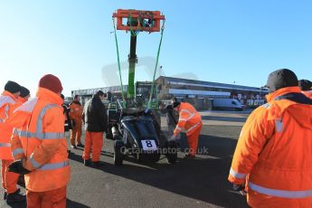 World © Octane Photographic Ltd. 18th January 2015. BMMC (British Motorsport Marshals’ Club) Snatch Rescue Training Day – Donington Park. Digital Ref : 1178LW1L0657