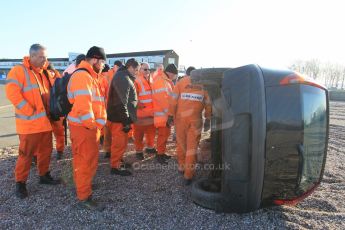 World © Octane Photographic Ltd. 18th January 2015. BMMC (British Motorsport Marshals’ Club) Snatch Rescue Training Day – Donington Park. Digital Ref : 1178LW1L0669