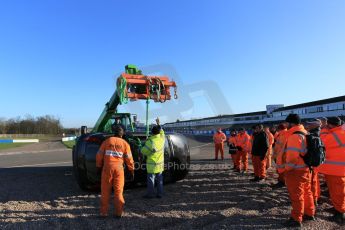 World © Octane Photographic Ltd. 18th January 2015. BMMC (British Motorsport Marshals’ Club) Snatch Rescue Training Day – Donington Park. Digital Ref : 1178LW1L0678