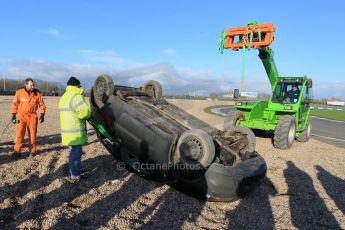 World © Octane Photographic Ltd. 18th January 2015. BMMC (British Motorsport Marshals’ Club) Snatch Rescue Training Day – Donington Park. Digital Ref : 1178LW1L0720