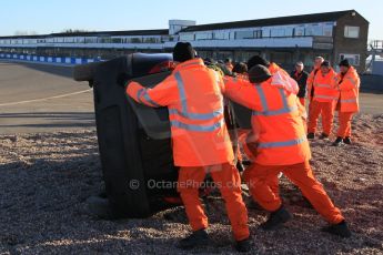 World © Octane Photographic Ltd. 18th January 2015. BMMC (British Motorsport Marshals’ Club) Snatch Rescue Training Day – Donington Park. Digital Ref : 1178LW1L0730