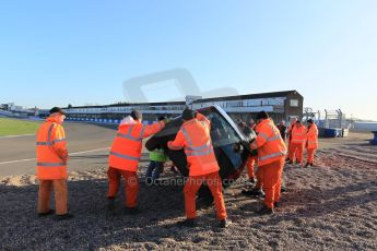 World © Octane Photographic Ltd. 18th January 2015. BMMC (British Motorsport Marshals’ Club) Snatch Rescue Training Day – Donington Park. Digital Ref : 1178LW1L0735
