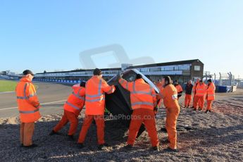 World © Octane Photographic Ltd. 18th January 2015. BMMC (British Motorsport Marshals’ Club) Snatch Rescue Training Day – Donington Park. Digital Ref : 1178LW1L0739