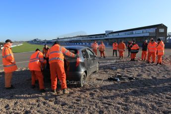 World © Octane Photographic Ltd. 18th January 2015. BMMC (British Motorsport Marshals’ Club) Snatch Rescue Training Day – Donington Park. Digital Ref : 1178LW1L0741