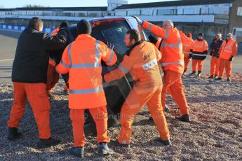 World © Octane Photographic Ltd. 18th January 2015. BMMC (British Motorsport Marshals’ Club) Snatch Rescue Training Day – Donington Park. Digital Ref : 1178LW1L0757
