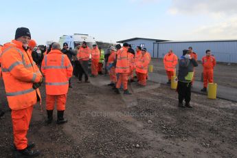 World © Octane Photographic Ltd. 24th January 2015. BMMC (British Motorsport Marshals’ Club) Trainee Fire Rescue Training Day – Donington Park. Digital Ref : 1178LW1L0770