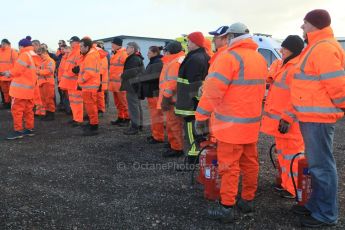 World © Octane Photographic Ltd. 24th January 2015. BMMC (British Motorsport Marshals’ Club) Trainee Fire Rescue Training Day – Donington Park. Digital Ref : 1178LW1L0772