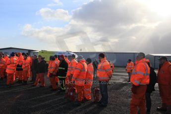 World © Octane Photographic Ltd. 24th January 2015. BMMC (British Motorsport Marshals’ Club) Trainee Fire Rescue Training Day – Donington Park. Digital Ref : 1178LW1L0776