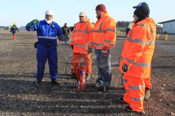 World © Octane Photographic Ltd. 24th January 2015. BMMC (British Motorsport Marshals’ Club) Trainee Fire Rescue Training Day – Donington Park. Digital Ref : 1178LW1L0778