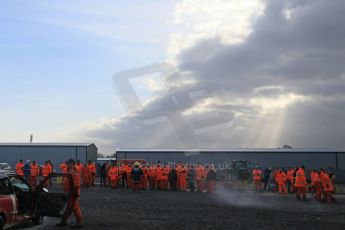 World © Octane Photographic Ltd. 24th January 2015. BMMC (British Motorsport Marshals’ Club) Trainee Fire Rescue Training Day – Donington Park. Digital Ref : 1178LW1L0786