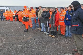 World © Octane Photographic Ltd. 24th January 2015. BMMC (British Motorsport Marshals’ Club) Trainee Fire Rescue Training Day – Donington Park. Digital Ref : 1178LW1L0826
