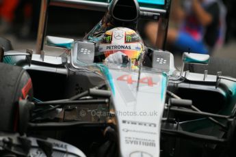 World © Octane Photographic Ltd. Mercedes AMG Petronas F1 W06 Hybrid – Lewis Hamilton. Saturday 23rd May 2015, F1 Practice 3, Monte Carlo, Monaco. Digital Ref: 1281CB1L1023