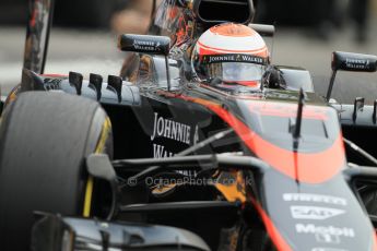 World © Octane Photographic Ltd. McLaren Honda MP4/30 - Jenson Button. Saturday 23rd May 2015, F1 Practice 3, Monte Carlo, Monaco. Digital Ref: 1281CB1L1043
