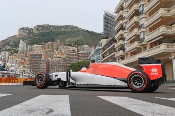 World © Octane Photographic Ltd. Manor Marussia F1 Team MR03 – William Stevens. Saturday 23rd May 2015, F1 Practice 3, Monte Carlo, Monaco. Digital Ref: 1281CB7D5329