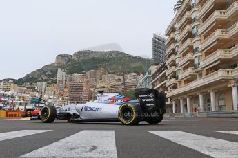 World © Octane Photographic Ltd. Williams Martini Racing FW37 – Felipe Massa. Saturday 23rd May 2015, F1 Practice 3, Monte Carlo, Monaco. Digital Ref: 1281CB7D5371