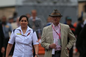 World © Octane Photographic Ltd. Sauber F1 Team C34-Ferrari Team principal – Monisha Kaltenborn. Saturday 23rd May 2015, F1 Practice 3, Monte Carlo, Monaco. Digital Ref: 1281LB1D5639